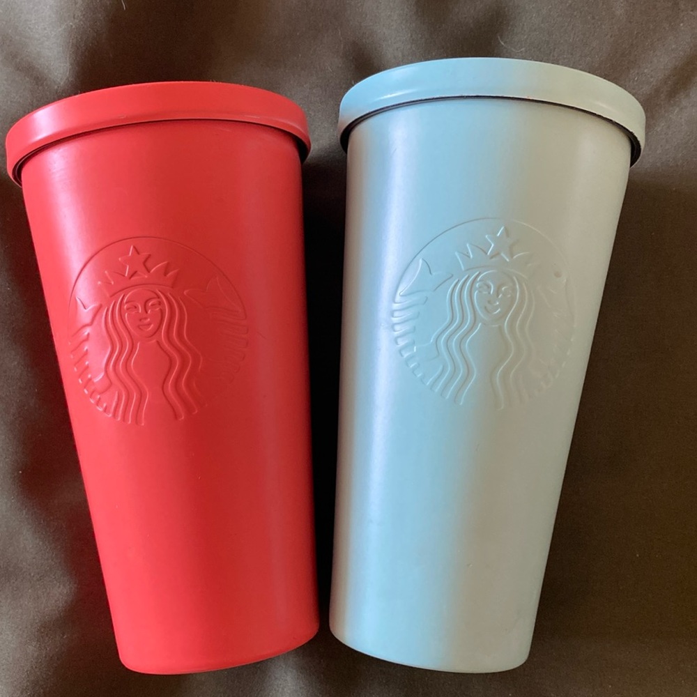 Starbucks metal cup set